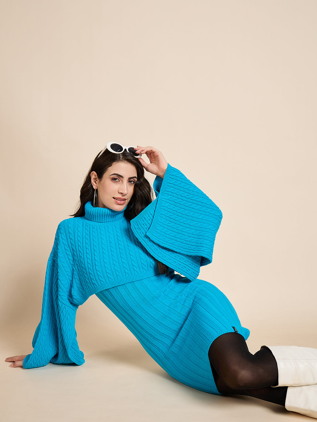 2-Piece Knitted Dress Set
