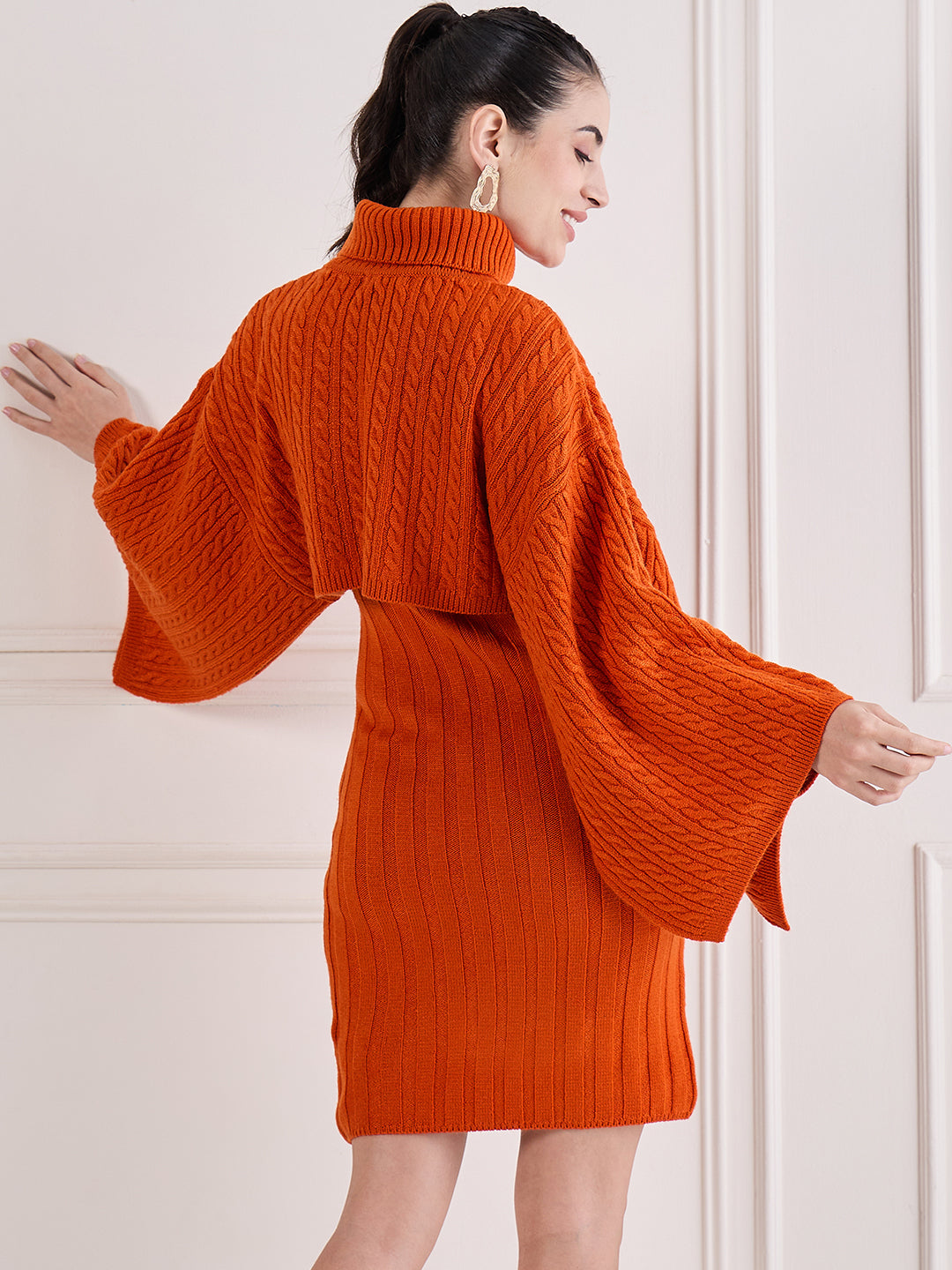 2-Piece Knitted Dress Set