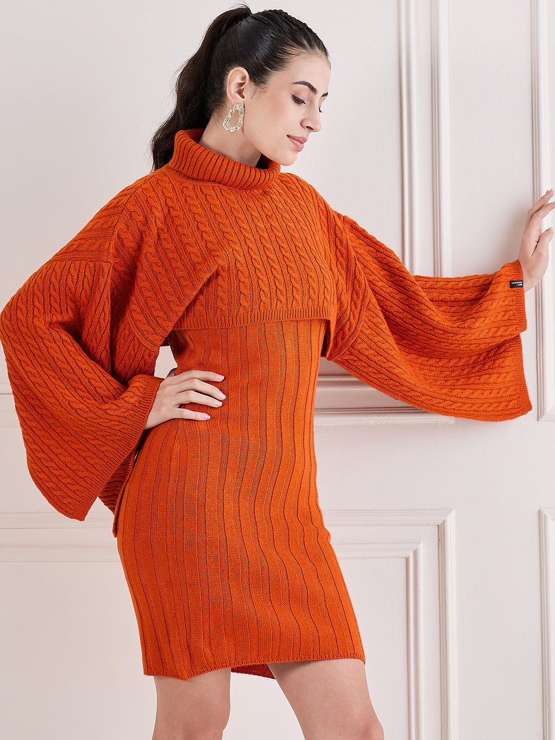 2-Piece Knitted Dress Set
